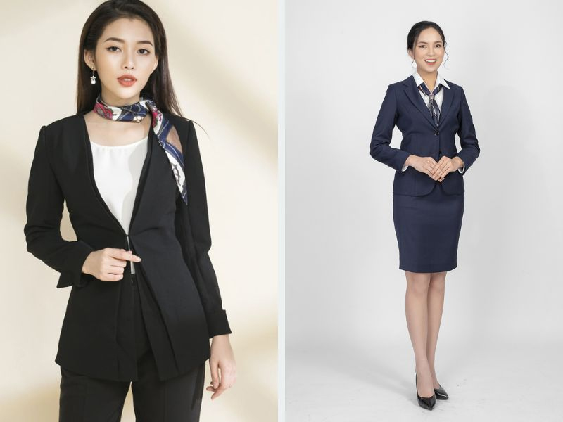 Áo vest và khăn quàng cổ