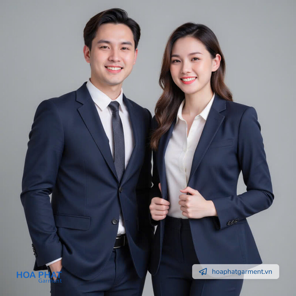 Mẫu đồng phục nhà hàng sơ mi đẹp