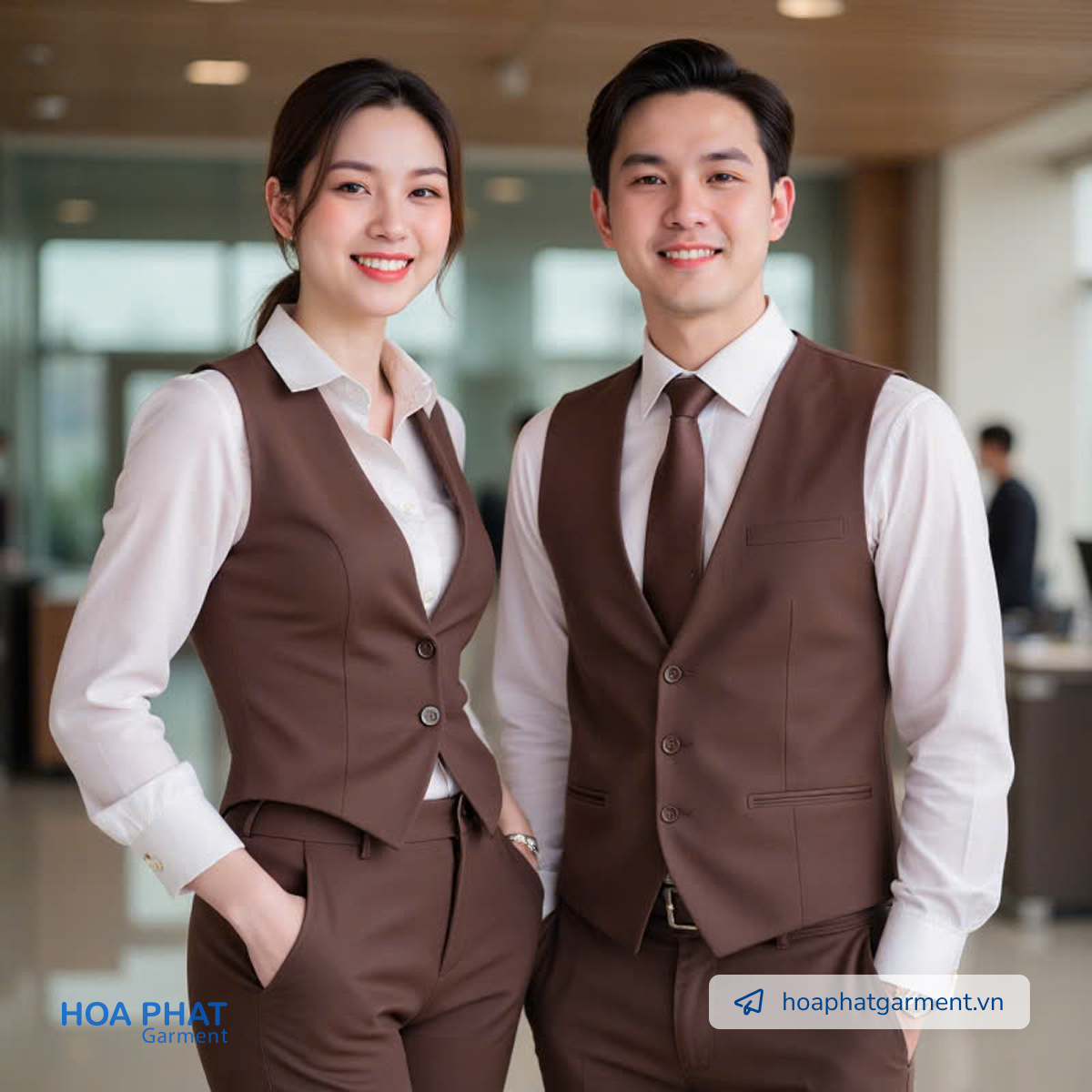 Gợi ý 49+ mẫu áo đồng phục lễ tân, nhà hàng khách sạn đẹp 1 Mẫu đồng phục nhà hàng khách sạn