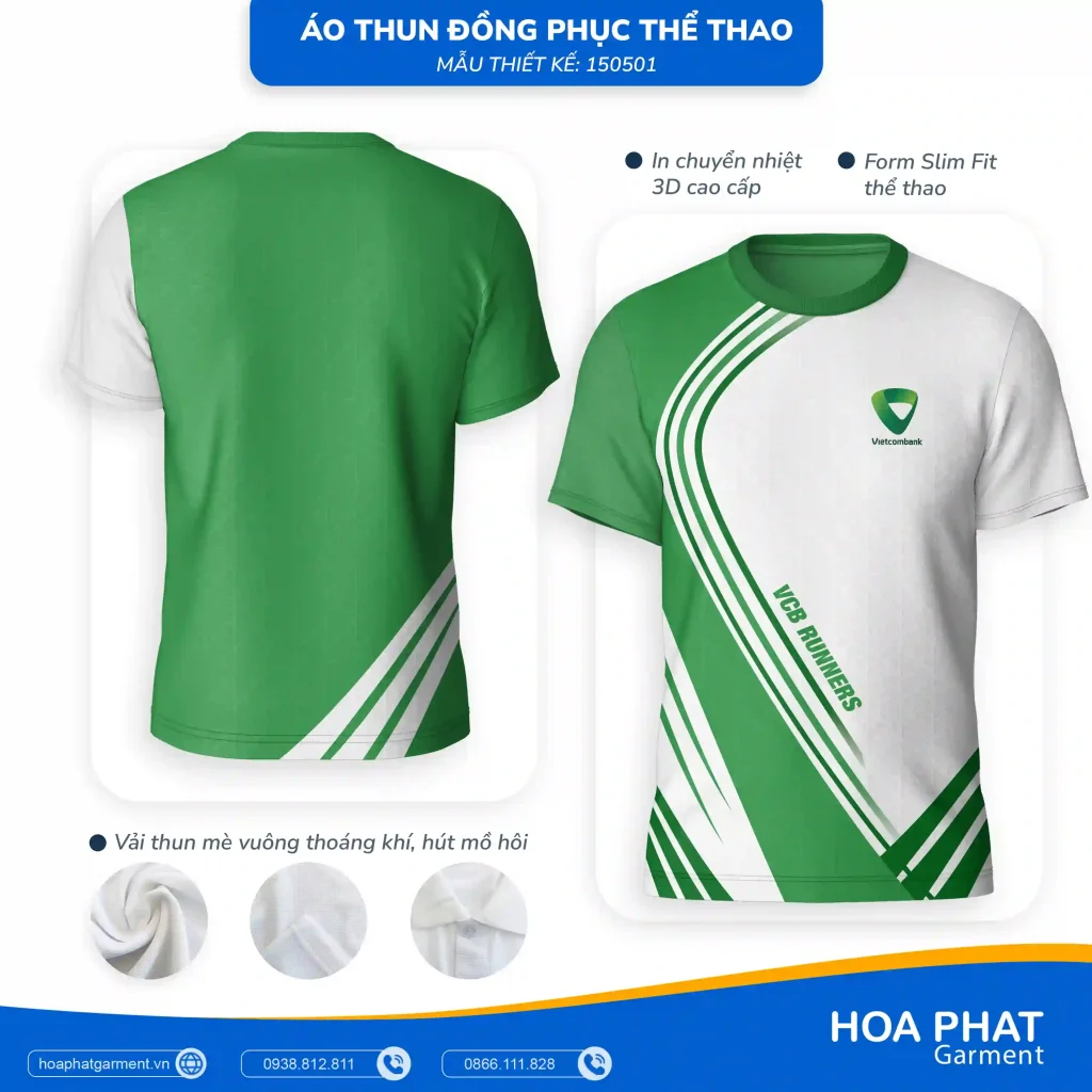 Thiết kế áo thun thể thao đồng phục sự kiện