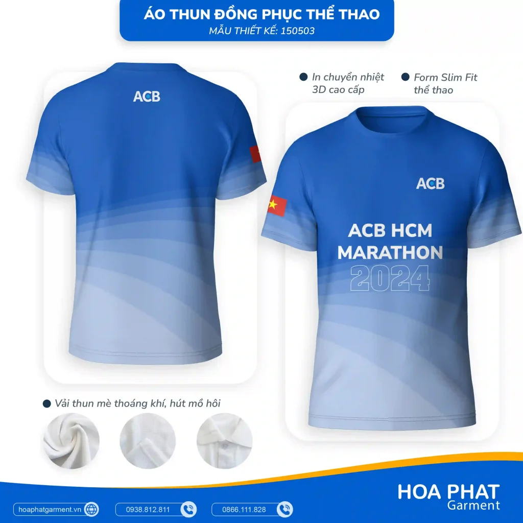 Thiết kế áo thun thể thao đồng phục sự kiện