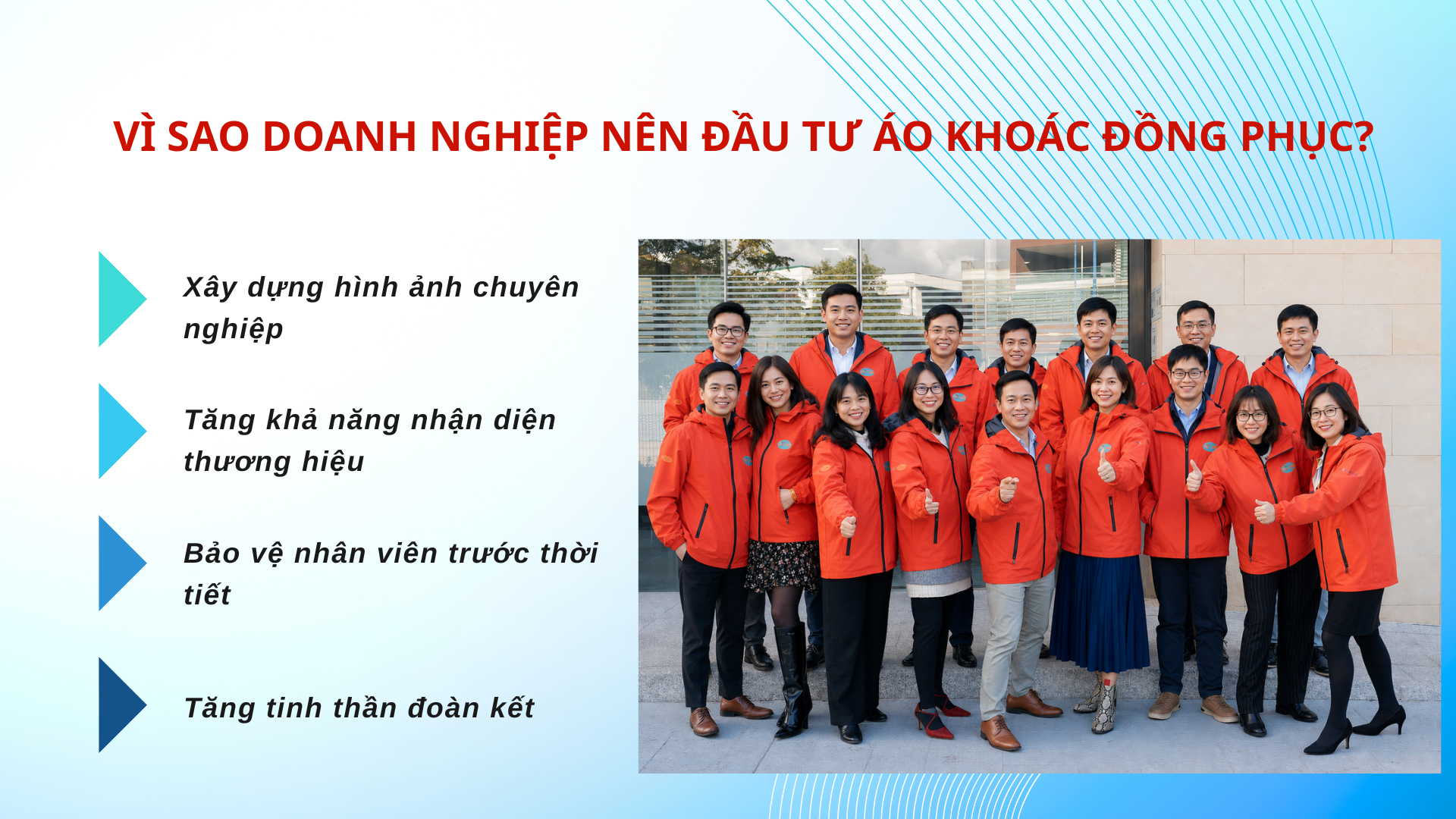 Áo khoác đồng phục công ty: cách chọn mẫu đẹp, bền và phù hợp cho doanh nghiệp 2 doanh nghiệp nên đầu tư áo khoác đồng phục