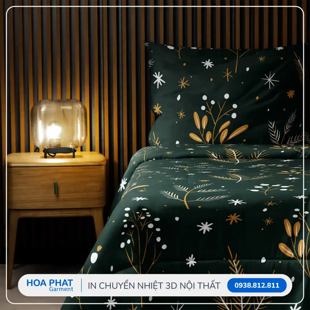 In chuyển nhiệt 3D chăn drap nội thất 4
