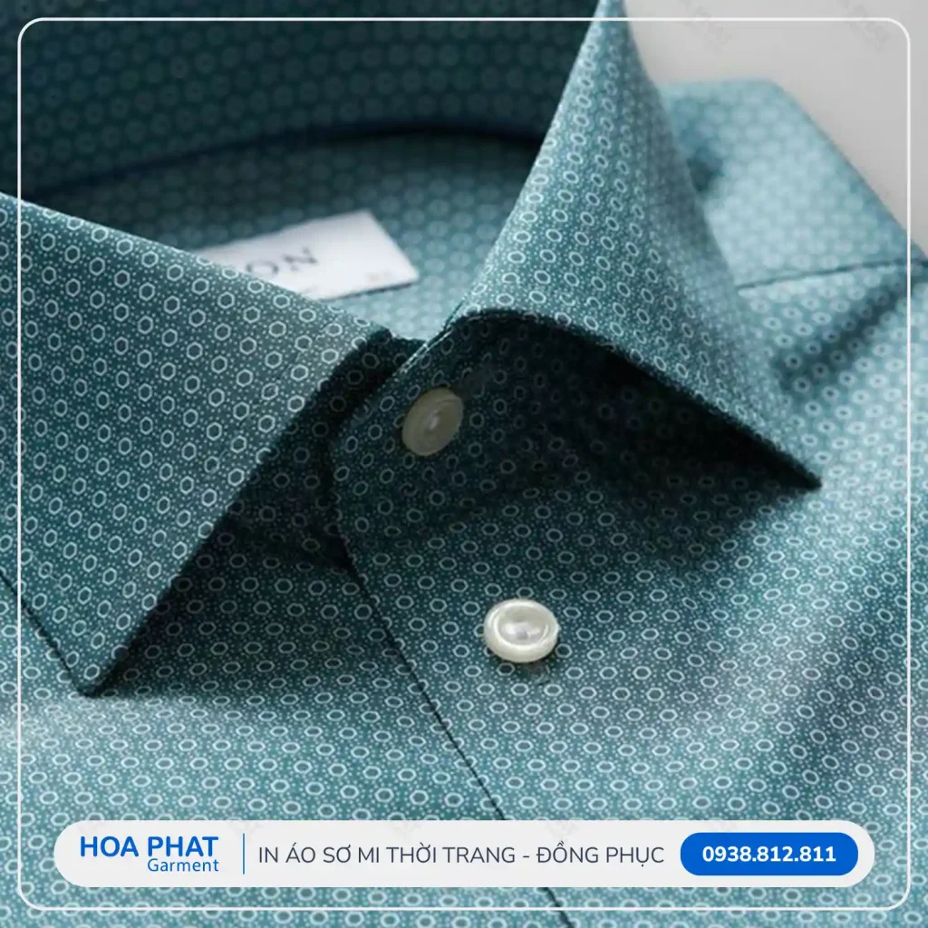 In vải áo sơ mi với công nghệ in chuyển nhiệt