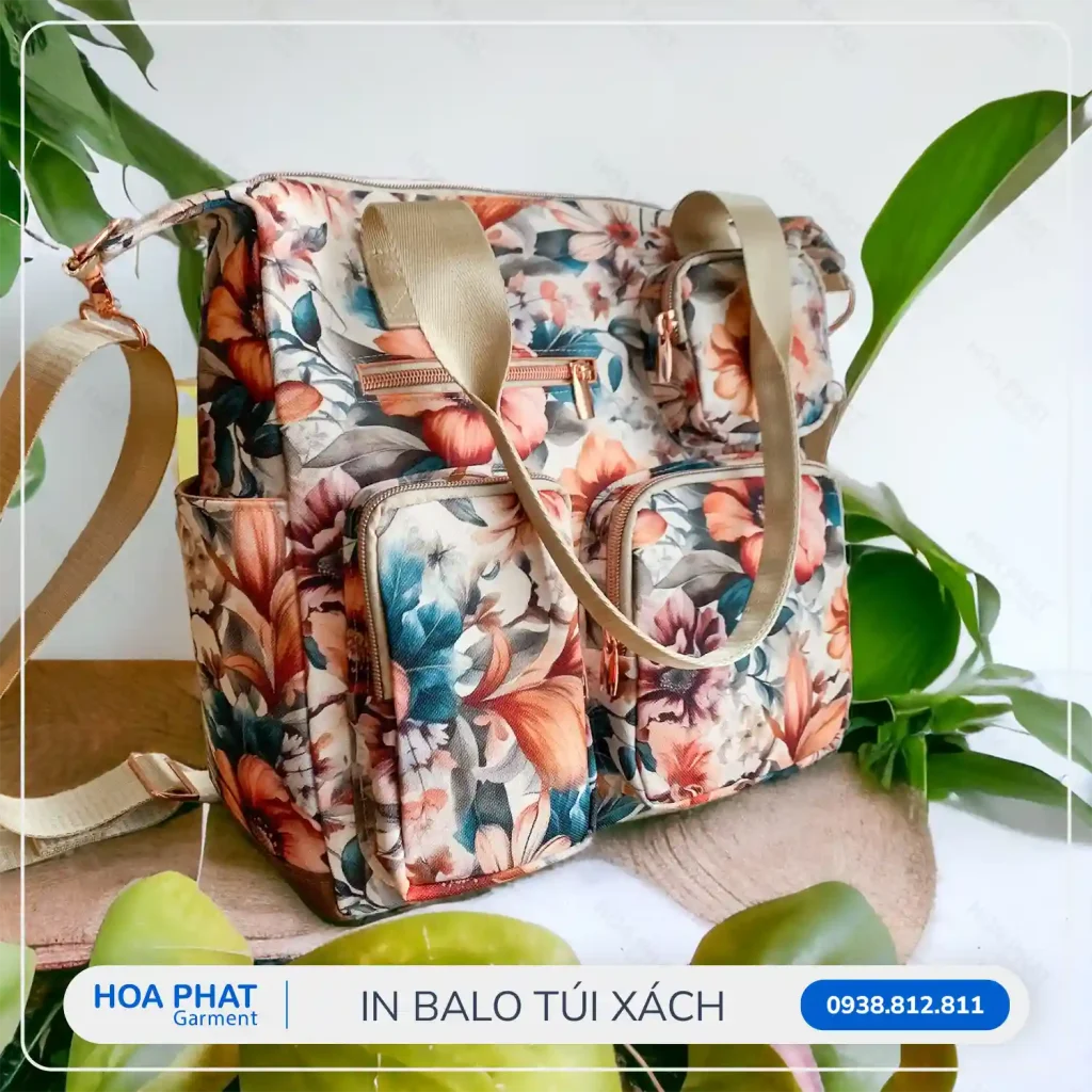 In chuyển nhiệt trên balo túi xách đẹp