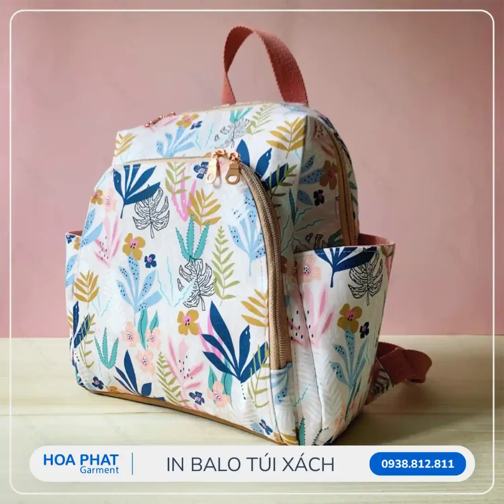 In chuyển nhiệt trên balo túi xách đẹp