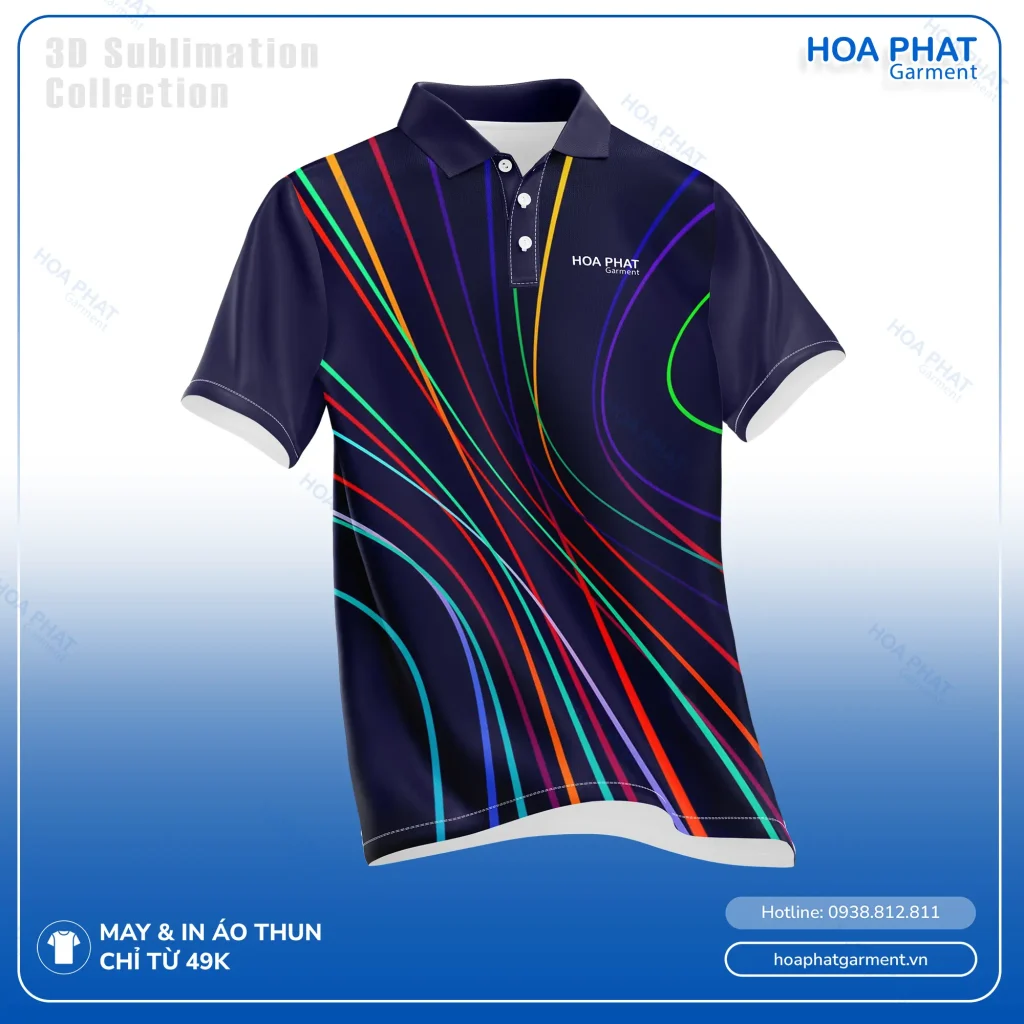 Giải pháp đồng phục doanh nghiệp – Đồng bộ hình ảnh, tối ưu vận hành 12 Thiết kế áo thun đồng phục có cổ màu tím - HP139