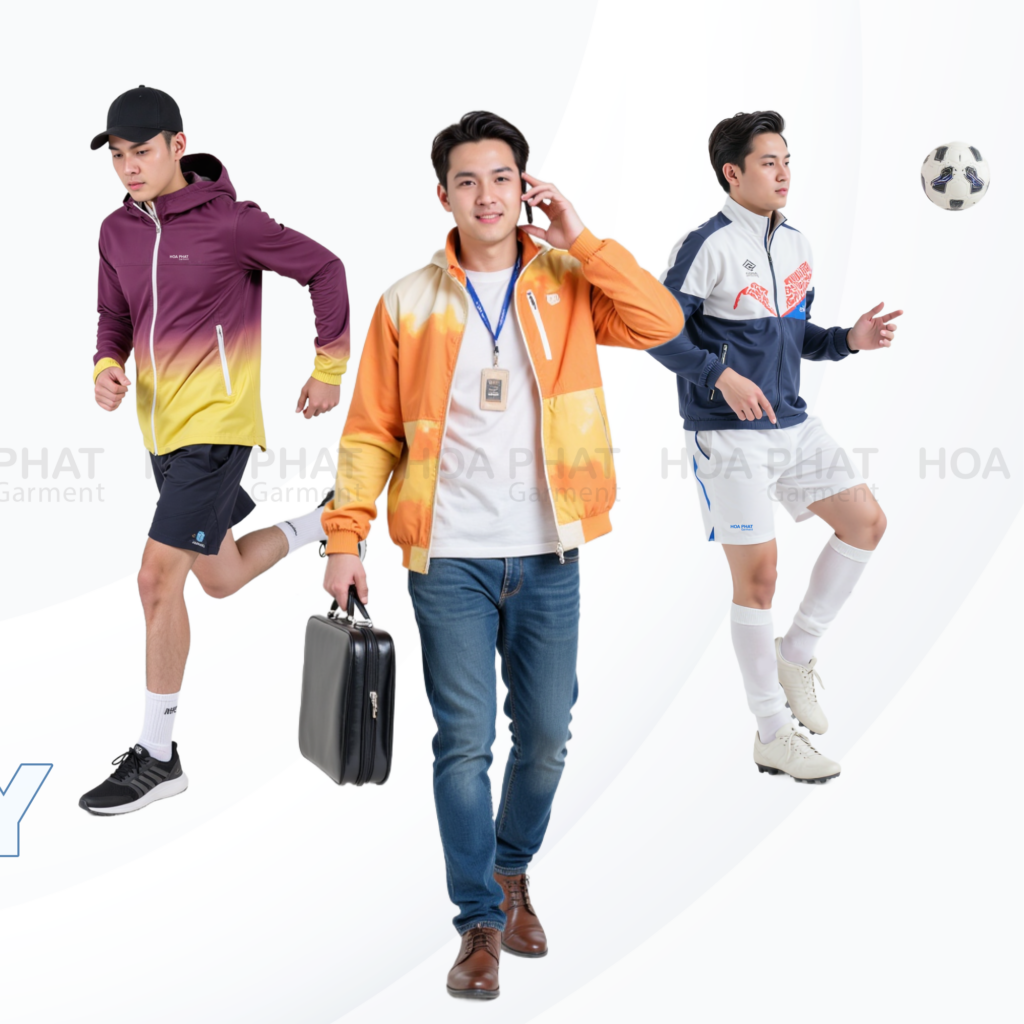 kinh nghiệm chọn công ty may áo gió 