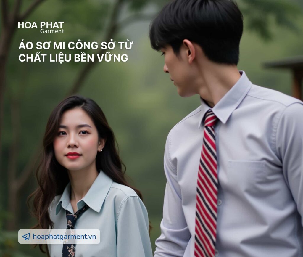 áo sơ mi đồng phục tại hoa phat garment