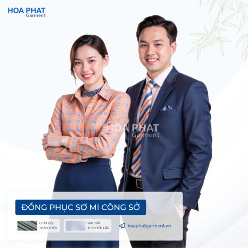 Áo sơ mi đồng phục công sở dài tay - HP302