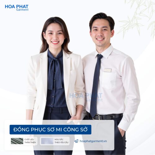 Áo sơ mi đồng phục công sở dài tay - HP304