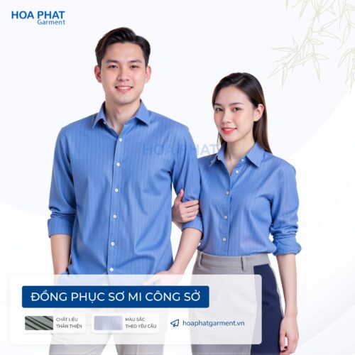 Áo sơ mi đồng phục công sở dài tay - HP309