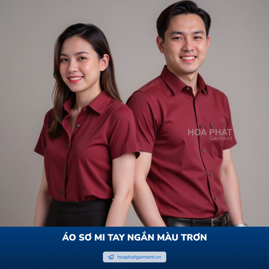 sơ mi đồng phục công ty đẹp