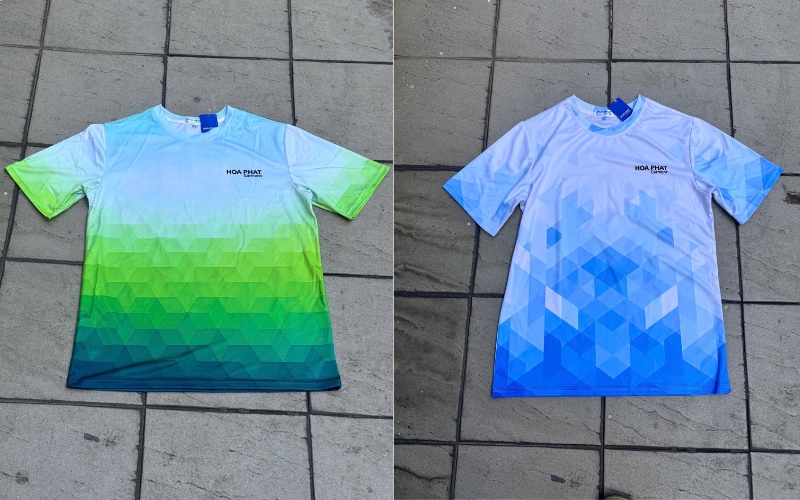Xưởng may áo đồng phục team building doanh nghiệp đẹp và chất lượng 6 áo thun in chuyển nhiệt mặc teambuilding