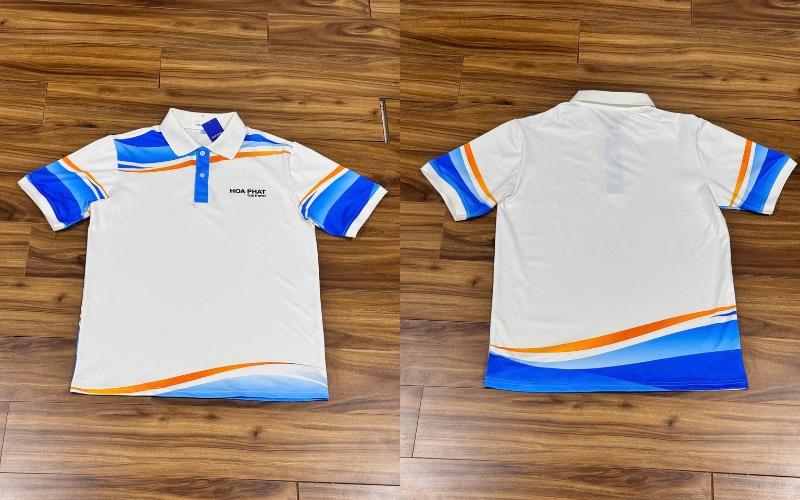 Xưởng may áo đồng phục team building doanh nghiệp đẹp và chất lượng 11 áo thun cổ trụ mặc teambuildiong