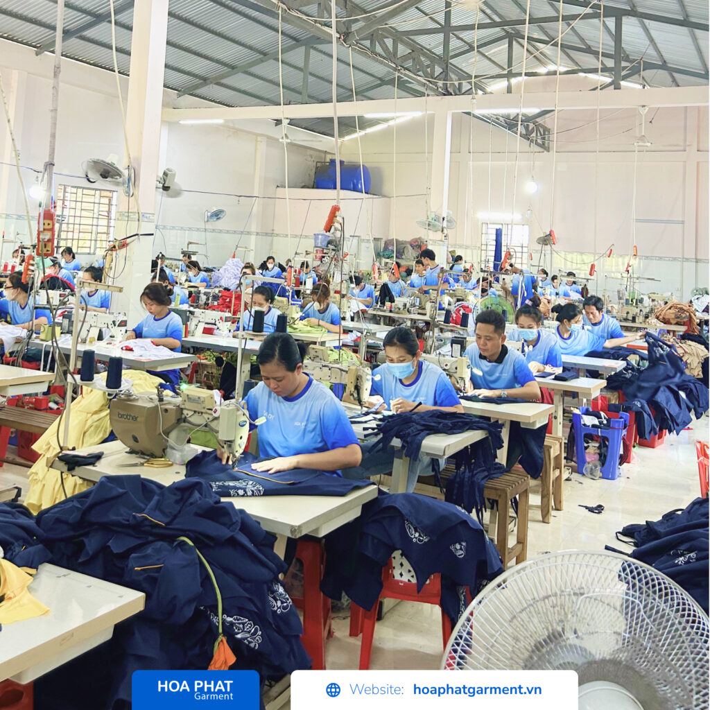 xưởng may chính Hoa Phat Garment