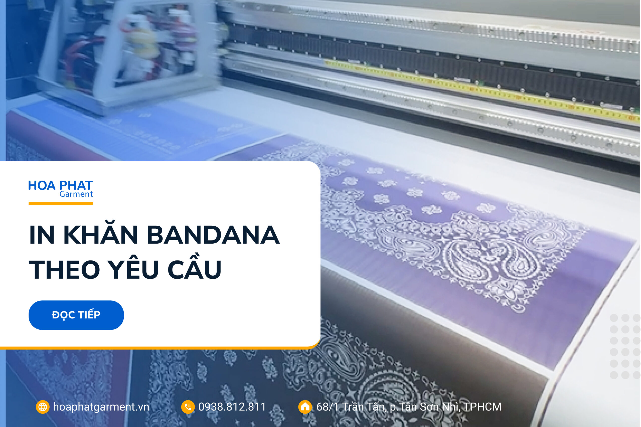 in khăn bandana theo yêu cầu