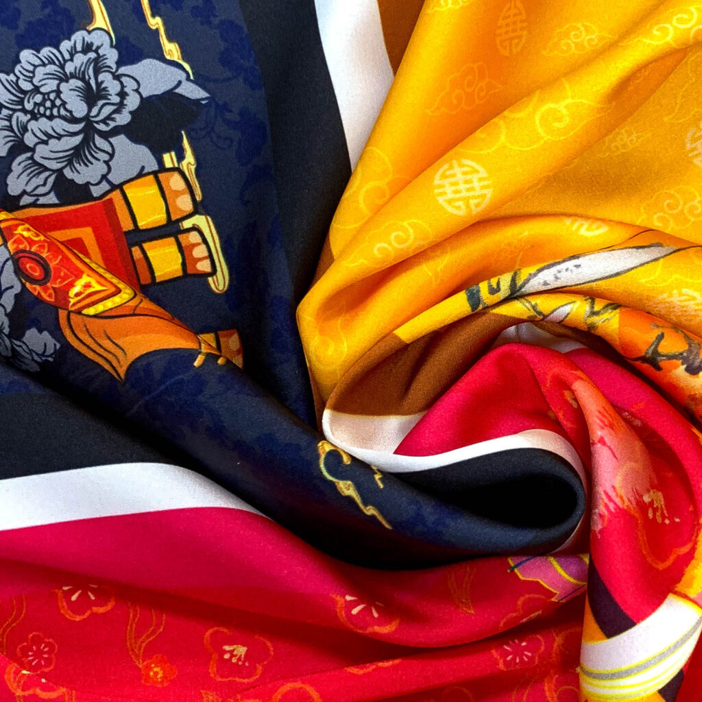 giá tiền của vải lụa satin