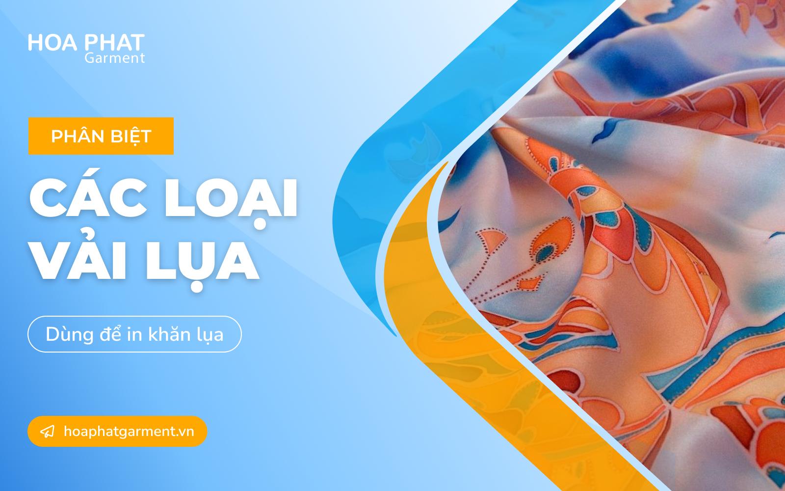 Phan biet cac loai vai lua khi in khan