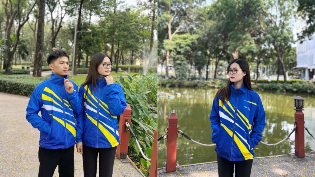 mau ao 4 logo sac net tren vai micro chong tham