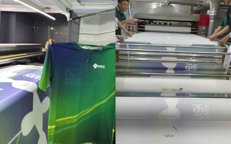Hoa Phat Garment – Đối tác sản xuất áo thun thể thao quy mô lớn 4 Đột phá công nghệ in chuyển nhiệt