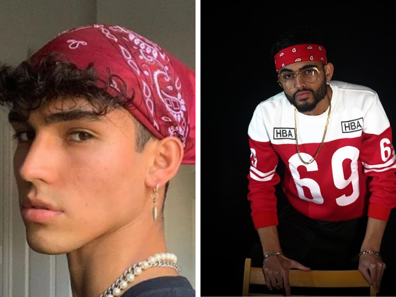 Phối khăn Bandana nam sao cho đẹp mà không bị “Lố” 7 Phoi khan bandana nam theo phong cach biker ca tinh