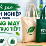 Vì sao doanh nghiệp nên chọn xưởng may túi vải trực tiếp? 6 vì sao doanh nghiep nen chọn xưởng may túi vải trực tiếp