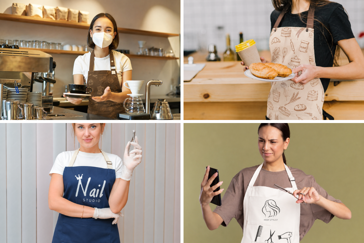 May tạp dề đồng phục theo yêu cầu giá tận xưởng 2 Những ngành nghề nên may tạp dề