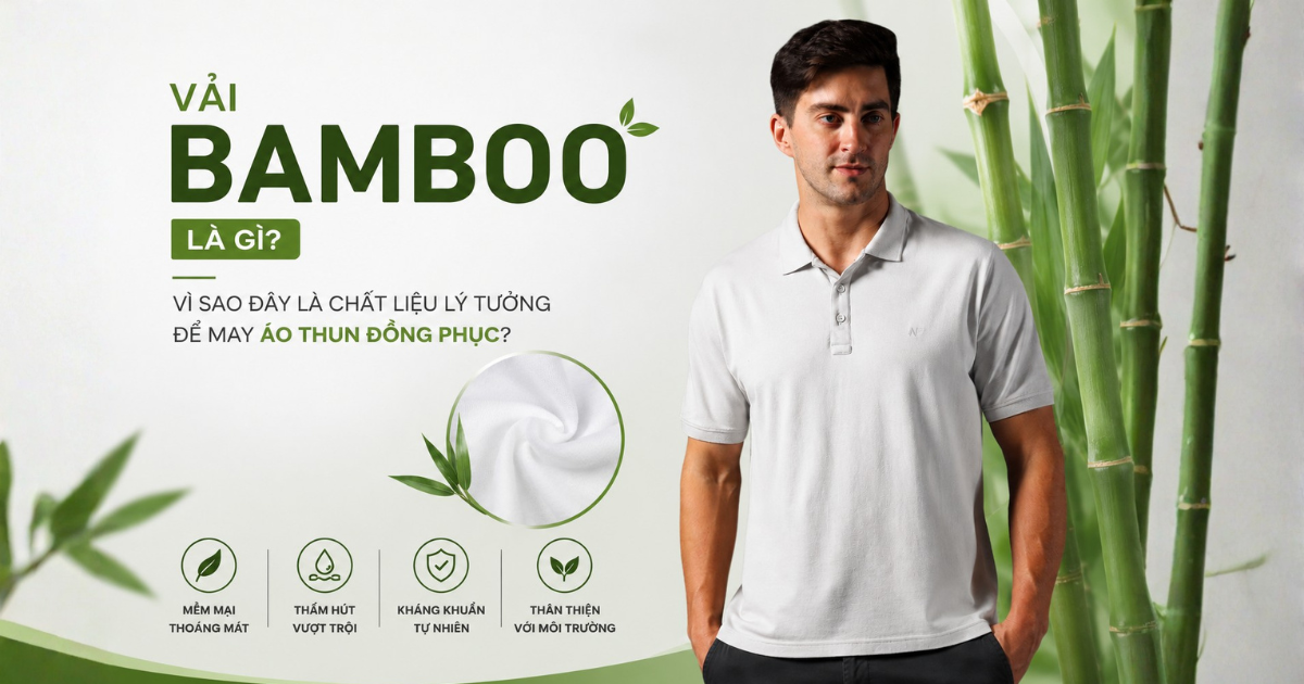 Vải Bamboo là gì? Vì sao đây là chất liệu lý tưởng để may áo thun đồng phục? 5 vải bamboo chất liệu lý tưởng may đồng phục