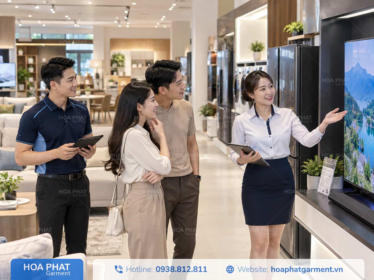 Giải pháp đồng phục chuỗi bán lẻ – Đồng bộ điểm bán, linh hoạt cung ứng 4 Cong ty san xuat dong phuc sieu thi