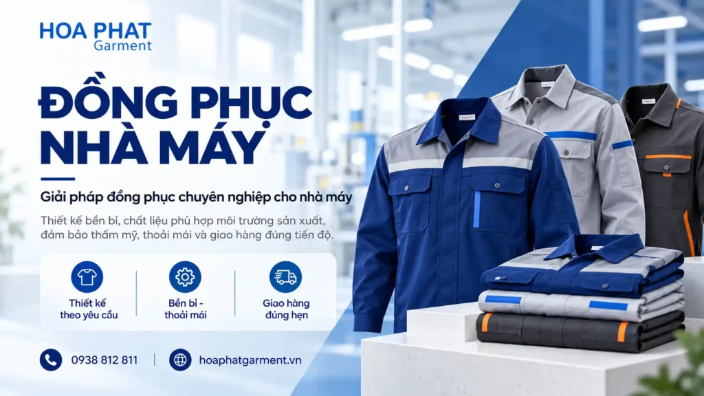Giải pháp đồng phục nhà máy – Bền bỉ, đồng bộ, phù hợp từng vị trí 2 Dong Phuc Nha May Hoa Phat Garment